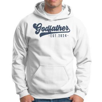 Godfather Est 2024 Godfather To Be New God Dad Hoodie - Monsterry UK