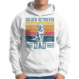 Golden Dad Vintage Golden Retriever Dad Hoodie - Seseable