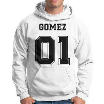 Gomez 01 Back Print Sports Jersey Style Family Name Fun Hoodie - Seseable