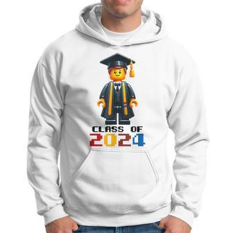 Graduation Class Of 2024 Bricks Building Master Builder Hoodie - Seseable