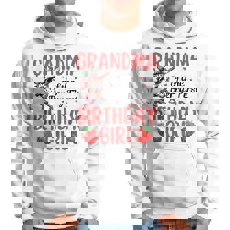Grandma Of The Berry First Birthday 1St Strawberry Girls Hoodie | Seseable UK