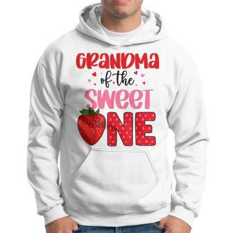 Grandma Of The Sweet One Strawberry Birthday Family Party Hoodie - Thegiftio UK