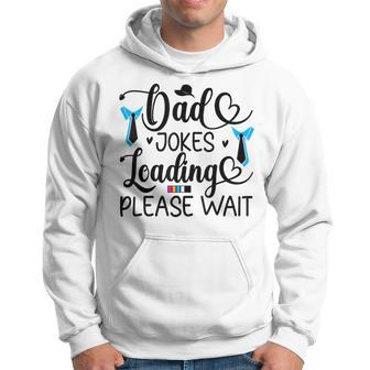 Grandpa Daddy Father's Day Loading Jocks Dad Humor Hoodie - Monsterry
