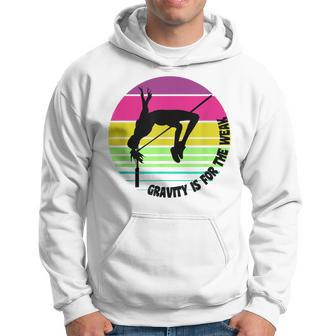 Gravity Is For The Weak Retro Colors High Jump Hoodie - Monsterry UK