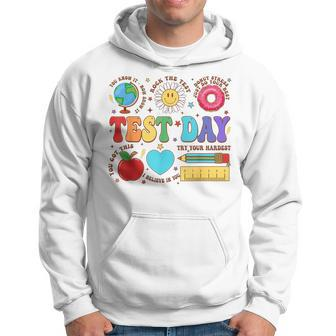 Groovy Testing Day Motivational Quotes Students Teachers Hoodie - Seseable