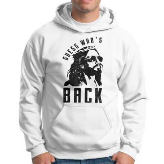 Guess Who's Back Back Again Good Friday Easter Jesus Faith Hoodie | Mazezy