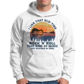Guitar I Like That Old-Time Rock And Roll Soothes My Soul Hoodie - Monsterry