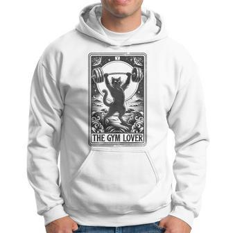 The Gym Lover Tarot Card Cats For Workout Fitness Fan Hoodie - Seseable