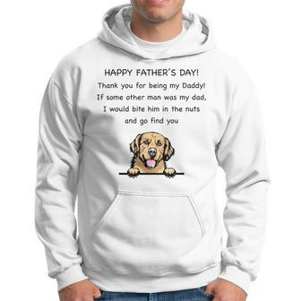 Happy Father's Day Thank You For Being My Daddy Dog Lovers Hoodie - Monsterry CA