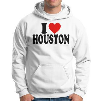 I Heart Love Houston Hoodie | Mazezy