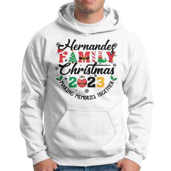 Hernandez Family Name Christmas Matching Surname Xmas Hoodie - Seseable
