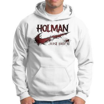 Holman Family Name Holman Last Name Team Hoodie - Seseable