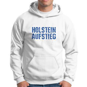 Holstein Football Kicken Fan Kiel Stadium Blue Gray Kapuzenpullover - Geschenkecke