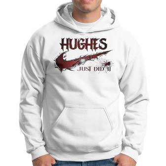 Hughes Family Name Hughes Last Name Team Hoodie - Seseable