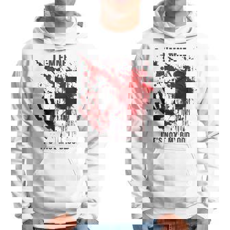 I'm Fine It's Not My Blood Splatter Bloody Blood Stained Hoodie - Thegiftio UK