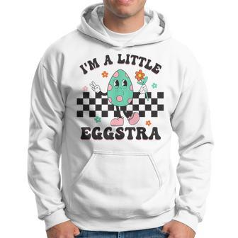 I'm A Little Eggstra Cute Bunny Eggs Happy Easter Day Hoodie - Seseable