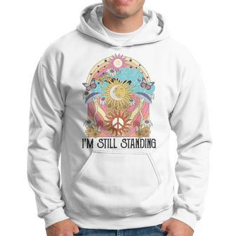 I'm Still Standing Quotes Music Peace Love Forevers Hoodie - Thegiftio UK