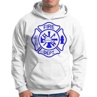 International Firefighters Day Fire Department Maltese Cross Hoodie - Monsterry