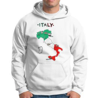 Italy Flag Italy Lovers Italy For Girl Italy Men Hoodie - Monsterry DE