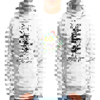It's Fine I'm Fine Everything Is Fine Cat Christmas Hoodie | Mazezy