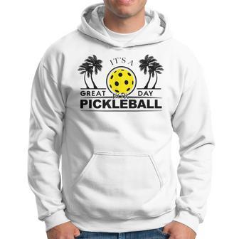 It's A Great Day For Pickleball Palm Trees Sunrise Hoodie - Monsterry UK