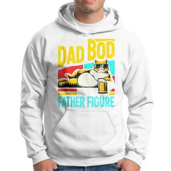 It's Not A Dad Bod It's A Father Figure Cat Dad Father's Day Hoodie - Seseable
