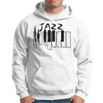 Jazz Lovers Jazz Piano Keys For Music Hoodie - Monsterry DE