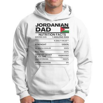Jordanian Dad Nutrition Facts National Pride Fathers Day Hoodie - Thegiftio UK