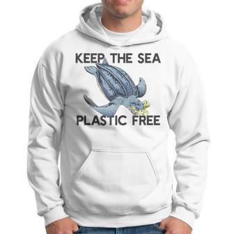 Keep The Sea Plastic Free Turtle With Bag Protect Earth Meme Hoodie - Monsterry AU