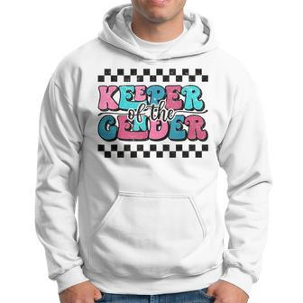 Keeper Of The Gender Cute Reveal Baby Announcement Party Hoodie - Monsterry