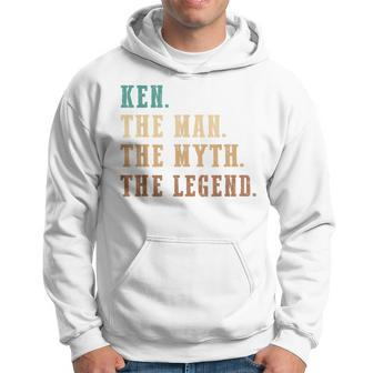 Ken The Man The Myth The Legend Personalized Ken Hoodie - Thegiftio UK