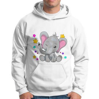 Kinder Ich Bin Schon 3 Jahre Alt Cute Elephant 3Rd Birthday Hoodie - Seseable