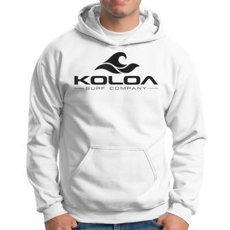 Koloa Surf Classic Wave Black Logo Hoodie - Seseable