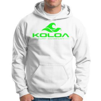 Koloa Surf Classic Wave Green Logo Hoodie - Seseable