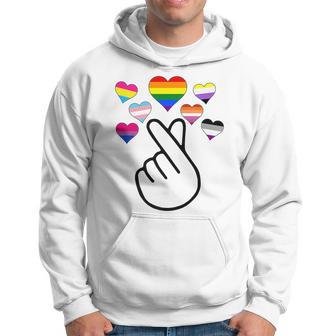 Kpop Gay Pride Lgbt Trans Pan Bisexual Nonbinary Lesbian Ace Hoodie - Monsterry AU