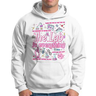 The Lab Is Everything Lab Week 2024 Phlebotomist Lab Tech Hoodie | Mazezy