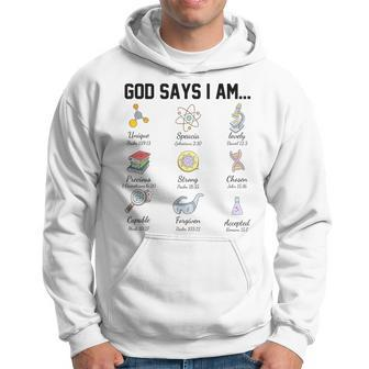Lab Tech God Says I Am Lab Week 2024 Medical Assistant Hoodie - Monsterry UK