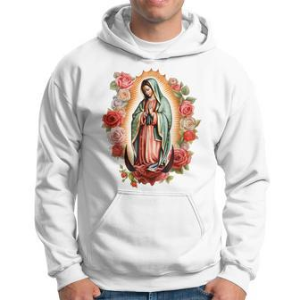 Our Lady Of Guadalupe Virgin Mary Mexican Faith Catholic Hoodie - Seseable