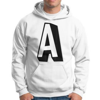 Letter A Big Letter A Hoodie - Seseable