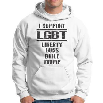 Liberty Guns Bible And Trump Supporters 2Nd Amendment Hoodie - Monsterry
