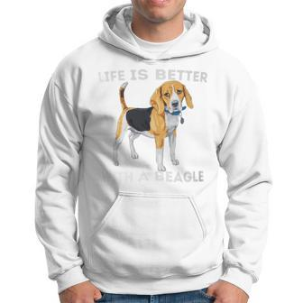 Life Is Better With A Beagle Beagle Dog Lover Pet Owner Hoodie - Monsterry CA