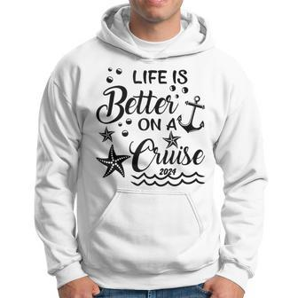 Life Is Better On A Cruise Family Vacation Trip Cruise Lover Hoodie - Monsterry UK