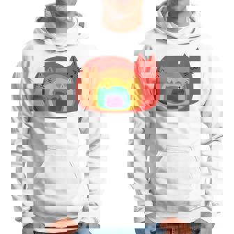 Lindo Gato Arco Iris Adorable Sudadera - Regaloses