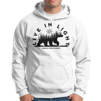 Live In Light Grace Wins Always Nature Inspired Hoodie - Monsterry