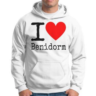 I Love Benidorm Hoodie - Thegiftio UK