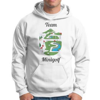 Lustiges Minigolf Team Motiv Mit Lustigem Minigolf Spruch Kapuzenpullover - Geschenkecke