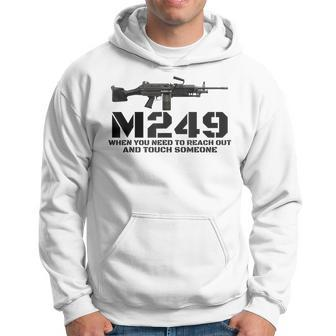 M249 Machine Gun Love 2Nd Amendment Adult Pro Gun Army Hoodie - Monsterry AU