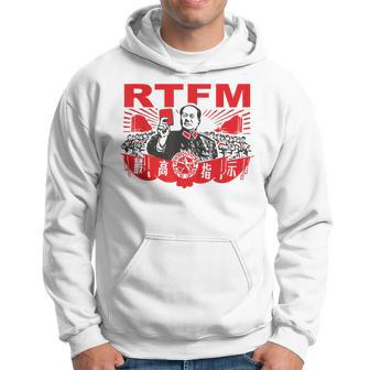 Mao Rtfm Meme Blue Hoodie - Geschenkecke