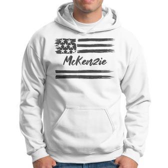 Mckenzie Nombre Personalizado Estrellas Y Rayas Bandera De Estados Unidos Sudadera - Regaloses