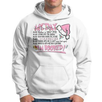 Merry Christmas My Day Schedule I’M Booked Hoodie - Seseable
